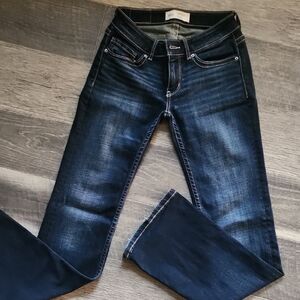 BKE Women's Midnight Blue Bootcut Jeans